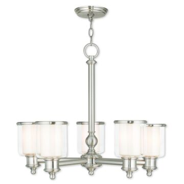 Middlebush 5-Light Chandelier in Brushed Nickel