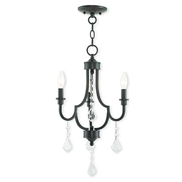 Glendale 3-Light Mini Chandelier in English Bronze