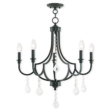 Glendale 5-Light Chandelier in English Bronze