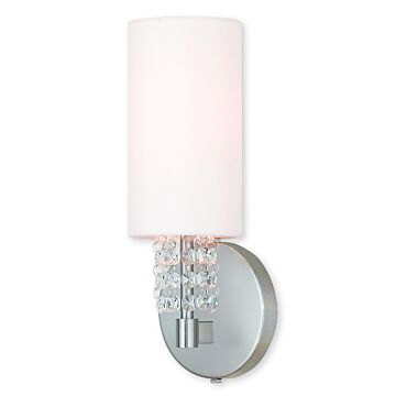 Carlisle 1-Light Wall Sconce in Brushed Nickel