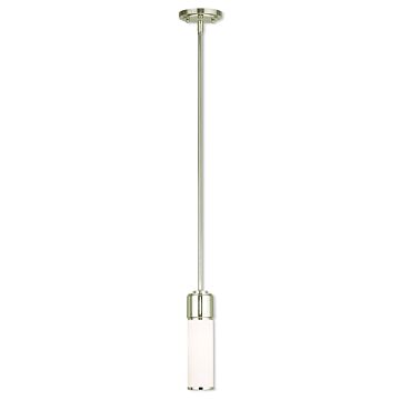 Weston 1-Light Mini Pendant in Polished Nickel