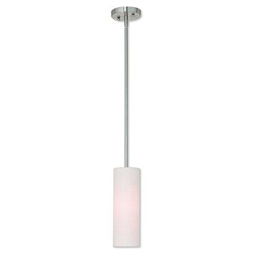 Meridian 1-Light Mini Pendant in Brushed Nickel