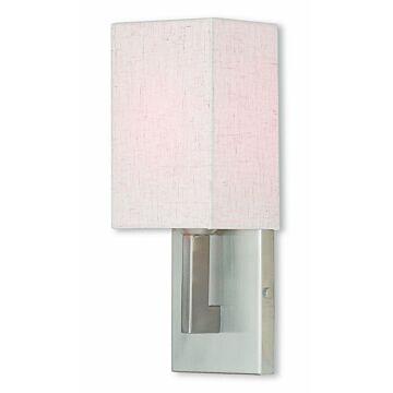 ADA Wall Sconces 1-Light Wall Sconce in Brushed Nickel