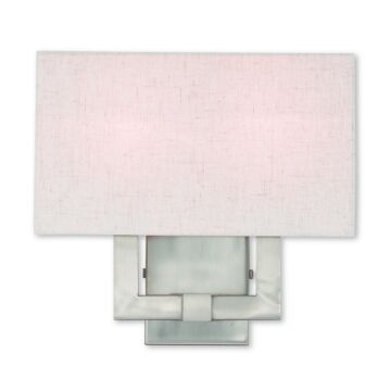 ADA Wall Sconces 2-Light Wall Sconce in Brushed Nickel