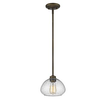Z-Lite Amon 1-Light Mini Pendant Light In Olde Bronze