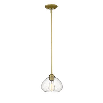 Z-Lite Amon 1-Light Mini Pendant Light In Satin Gold