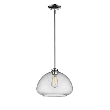 Z-Lite Amon 1-Light Pendant Light In Chrome