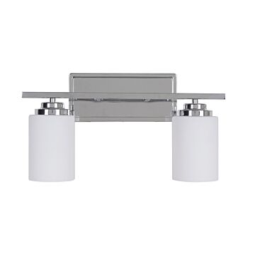 Albany Two Light Vanity in Chrome by Craftmade