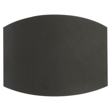 The Great Outdoors Danorum Led 6 Inch Outdoor Wall Light in Black