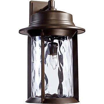 Charter One Light Wall Mount in Oiled Bronze by Quorum International