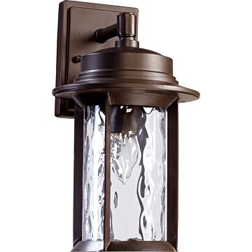 Charter One Light Wall Mount in Oiled Bronze by Quorum International