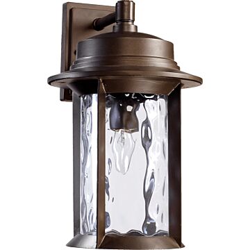 Charter One Light Wall Mount in Oiled Bronze by Quorum International