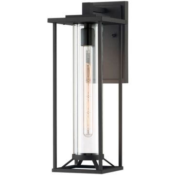 Trescott One Light Outdoor Wall Mount in Coal by MinkaLavery