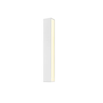 Sideways LED Wall Sconce in Textured White by Sonneman