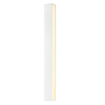 Sideways LED Wall Sconce in Textured White by Sonneman