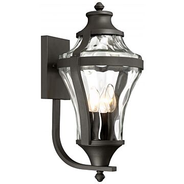 Libre Four Light Outdoor Wall Mount in Coal by MinkaLavery