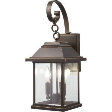 Mariner'S Pointe Three Light Outdoor Wall Mount in Oil Rubbed Bronze W Gold High by MinkaLavery