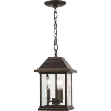 Mariner'S Pointe Three Light Chain Hung Lantern in Oil Rubbed Bronze W Gold High by MinkaLavery