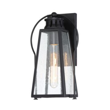The Great Outdoors Halder Bridge 13 Inch Outdoor Wall Light in Matte Black