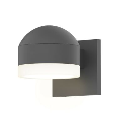 REALS LED Wall Sconce in Textured Gray by Sonneman