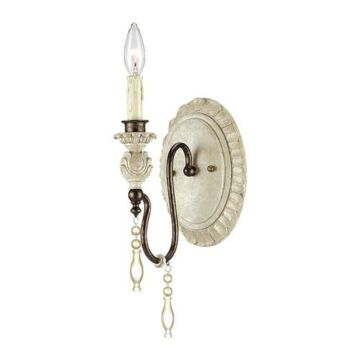 Millennium Lighting Denise 15 Inch Wall Sconce in Antique White/Bronze