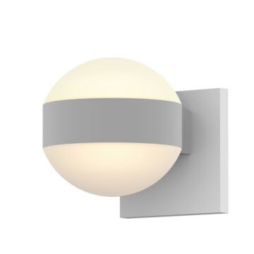 REALS LED Wall Sconce in Textured White by Sonneman