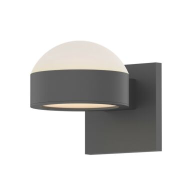 REALS LED Wall Sconce in Textured Gray by Sonneman