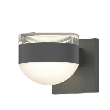 REALS LED Wall Sconce in Textured Gray by Sonneman