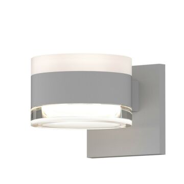 REALS LED Wall Sconce in Textured White by Sonneman