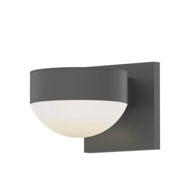 REALS LED Wall Sconce in Textured Gray by Sonneman