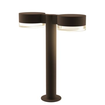 REALS LED Bollard in Textured Bronze by Sonneman