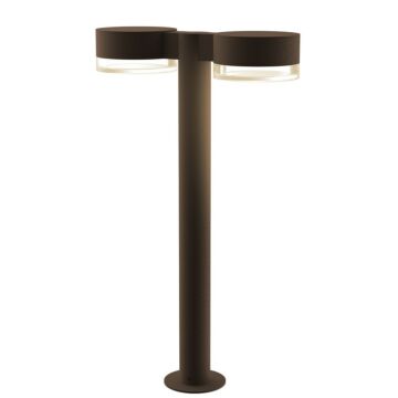 REALS LED Bollard in Textured Bronze by Sonneman