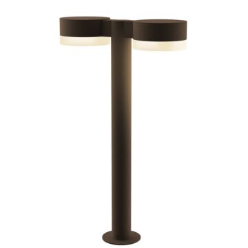 REALS LED Bollard in Textured Bronze by Sonneman