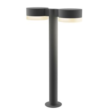 REALS LED Bollard in Textured Gray by Sonneman