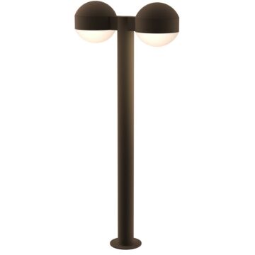 REALS LED Bollard in Textured Bronze by Sonneman