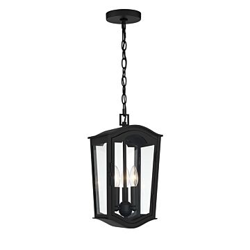 Houghton Hall Three Light Outdoor Chain Hung in Sand Coal by Minka Lavery