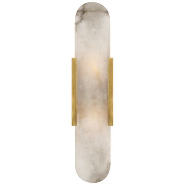 Melange LED Wall Sconce in Antique-Burnished Brass by Visual Comfort Signature