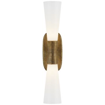 Utopia  Bathroom Vanity Light Sconce in Gild by Visual Comfort Signature