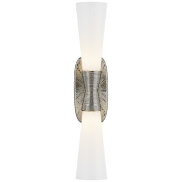 Utopia  Bathroom Vanity Light Sconce in Polished Nickel by Visual Comfort Signature