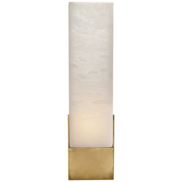 Covet LED Bathroom Vanity Light Sconce in Antique-Burnished Brass by Visual Comfort Signature