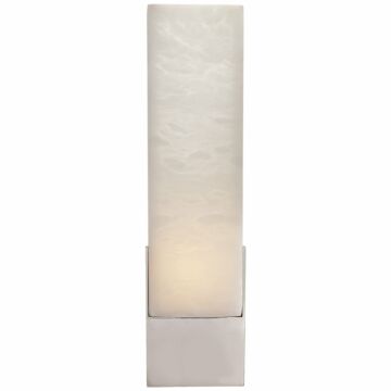 Covet LED Bathroom Vanity Light Sconce in Polished Nickel by Visual Comfort Signature