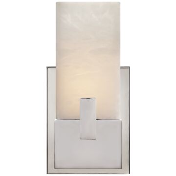 Covet LED Bathroom Vanity Light Sconce in Polished Nickel by Visual Comfort Signature