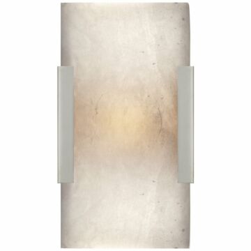 Covet LED Bathroom Vanity Light Sconce in Polished Nickel by Visual Comfort Signature