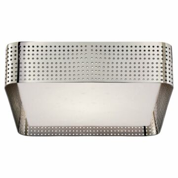 Precision  Flush Mount in Polished Nickel by Visual Comfort Signature