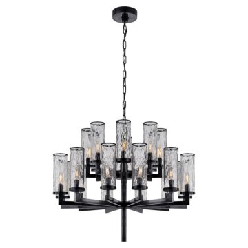 Liaison  Chandelier in Bronze by Visual Comfort Signature