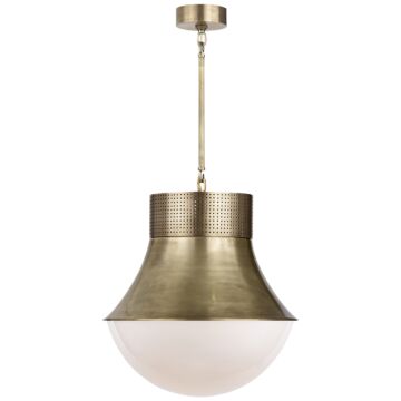 Precision  Pendant in Antique-Burnished Brass by Visual Comfort Signature