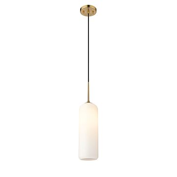 Z-Lite Monty 1-Light Pendant Light In Heritage Brass