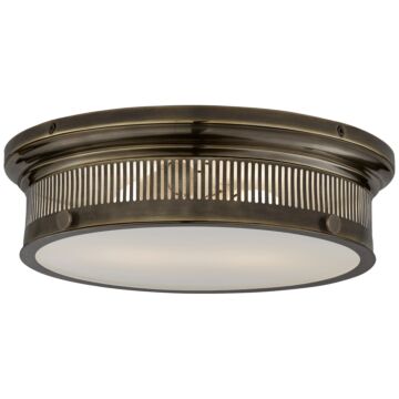 Alderly  Flush Mount in Bronze by Visual Comfort Signature