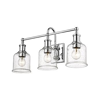 Z-Lite Bryant 3-Light Bathroom Vanity Light In Chrome