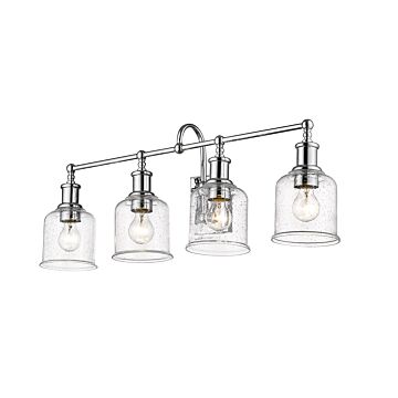 Z-Lite Bryant 4-Light Bathroom Vanity Light In Chrome